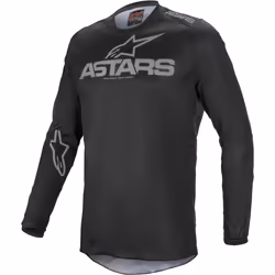 Alpinestars Fluid Graphite Maglia Motocross, nero-grigio, dimensione M per uomo