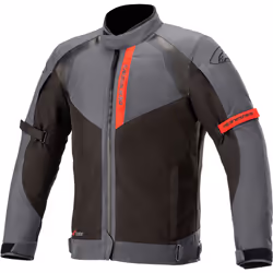 Alpinestars Headlands Drystar Giacca tessile moto, nero-grigio-rosso, dimensione S per uomo - Vista aggiuntiva 2
