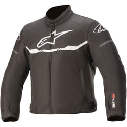 Alpinestars T-SPS Giacca tessile per moto per bambini impermeabile, nero-bianco, dimensione 62