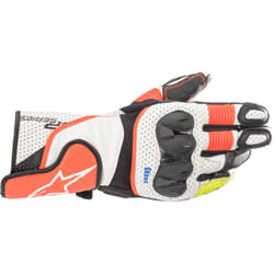 Alpinestars SP-2 V3 Guanti da moto, nero-bianco-rosso, dimensione 3XL
