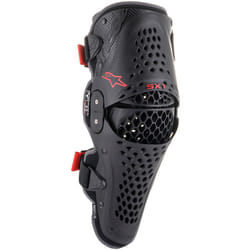 Alpinestars SX-1 V2 Protettori per ginocchiere, nero-rosso, dimensione 2XL per uomo