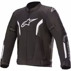 Alpinestars AST-1 V2 Air Giacca tessile moto, nero-bianco, dimensione M per uomo