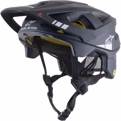 Alpinestars Vector Tech A1 Casco da bicicletta, nero-grigio, dimensione S per uomo