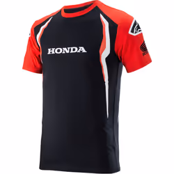 Alpinestars Honda maglietta, nero-rosso, dimensione 3XL per uomo