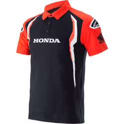 Alpinestars Honda Polo, nero-rosso, dimensione XL per uomo