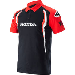 Alpinestars Honda Polo, nero-rosso, dimensione 2XL per uomo