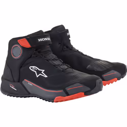 Alpinestars Honda CR-X Drystar Scarpe da moto, nero-grigio-rosso, dimensione 42 per uomo
