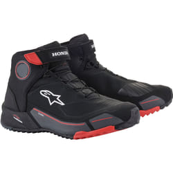 Alpinestars Honda CR-X Drystar Scarpe da moto, nero-grigio-rosso, dimensione 46 per uomo