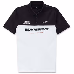 Alpinestars Astars Paddock Polo, nero-bianco, dimensione S per uomo