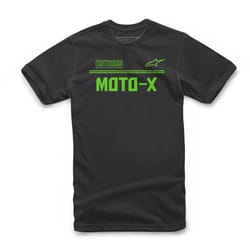 Alpinestars Astars Moto-X Maglietta, nero-verde, dimensione S per uomo