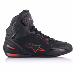 Alpinestars Faster-3 DryStar Scarpe Moto, nero-rosso, dimensione 47 per uomo