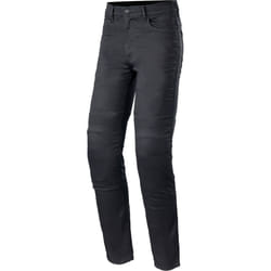 Alpinestars Cerium Tech-Stretch Riding Jeans da moto, nero, dimensione 38 per uomo