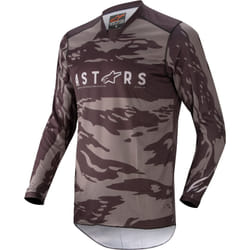 Alpinestars Racer Tactical Maglia Motocross, nero-grigio, dimensione S per uomo