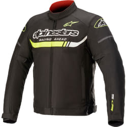 Alpinestars T-SP S Ignition Giacca tessile impermeabile per moto, nero-giallo, dimensione L per uomo