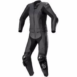 Alpinestars Stella Missile V2 Abito da donna in pelle a due pezzi, nero, dimensione 48 per donne