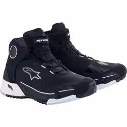 Alpinestars CR-X Drystar Scarpe motociclistiche, nero-bianco, dimensione 44 per uomo