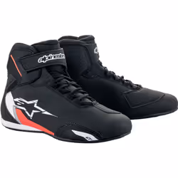 Alpinestars Sektor Scarpe Moto, nero-bianco-rosso, dimensione 42 per uomo