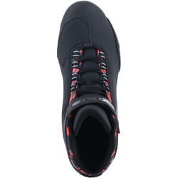 Alpinestars Sektor scarpe da moto impermeabili, nero-grigio-rosso, dimensione 45 per uomo