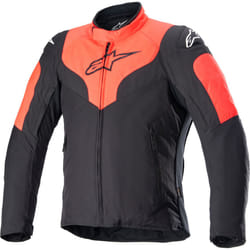 Alpinestars RX-3 Giacca tessile impermeabile per moto, nero-rosso, dimensione S per uomo