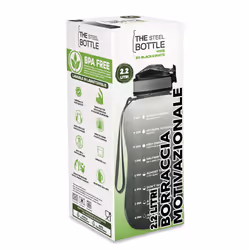 The Steel Bottle Borraccia Motivazionale MWB #2-BLACK&WHITE