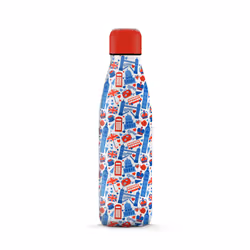 The Steel Bottle City Series #56 LONDON, 500 ml, Uso quotidiano, Multicolore, Acciaio inox, 270 mm, 7 cm