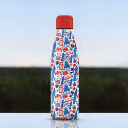 The Steel Bottle City Series #56 LONDON Uso quotidiano 500 ml Acciaio inox Multicolore