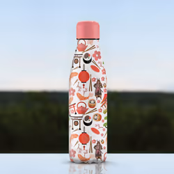 The Steel Bottle City Series #57 TOKYO Uso quotidiano 500 ml Acciaio inox Multicolore
