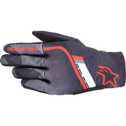 Alpinestars Reef Guanti da moto, nero-grigio-rosso, dimensione S per uomo