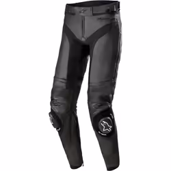 Alpinestars Missile V3 Pantaloni Moto in Pelle, nero, dimensione 48 per uomo