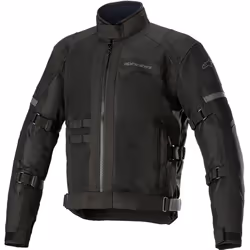 Alpinestars Crosshill WP Air Giacca tessile moto, nero, dimensione S per uomo
