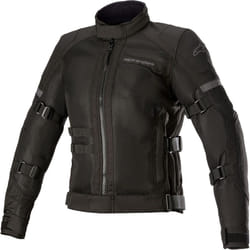Alpinestars Stella Crosshill WP Air Giacca tessile moto da donna, nero, dimensione L per donne