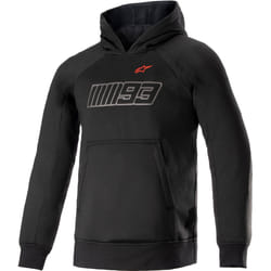 Alpinestars MM93 Thunder Felpa con cappuccio moto, nero, dimensione M per uomo