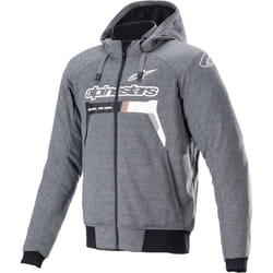 Alpinestars Chrome Ignition Giacca tessile moto, nero-grigio-bianco, dimensione M per uomo
