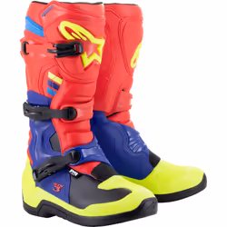 Alpinestars Tech 3 Stivali Motocross, rosso-blu, dimensione 43 per uomo