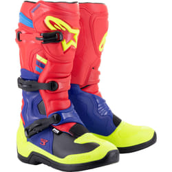 Alpinestars Tech 3 Stivali Motocross, rosso-blu, dimensione 43 per uomo