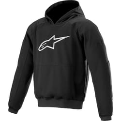 Alpinestars Ageless Felpa con cappuccio moto, nero, dimensione 4XL per uomo