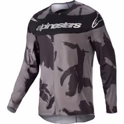 Alpinestars Racer Tactical 2023 Maglia Motocross, nero-grigio, dimensione M per uomo
