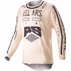 Alpinestars Racer Found Maglia Motocross, grigio, dimensione M per uomo