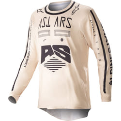 Alpinestars Racer Found Maglia Motocross, grigio, dimensione M per uomo