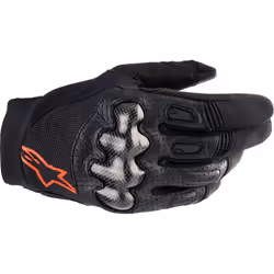 Alpinestars Megawatt Guanti da motocross, nero-rosso, dimensione M per uomo