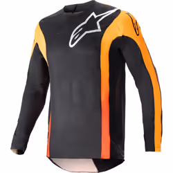 Alpinestars Techstar Sein Maglia Motocross, nero-arancione, dimensione M per uomo