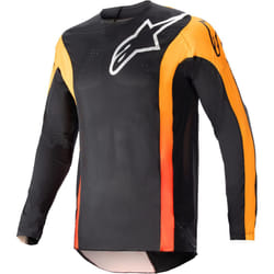 Alpinestars Techstar Sein Maglia Motocross, nero-arancione, dimensione XL per uomo