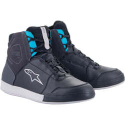 Alpinestars Stella Chrome Drystar Scarpe da moto impermeabili da donna, nero-blu, dimensione 38 36 37 per donne