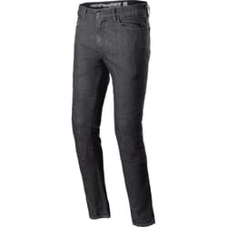Alpinestars Cerium Denim Tech Pantaloni tessili da moto, nero, dimensione 30 per uomo