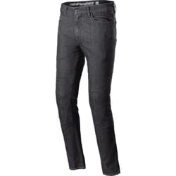 Alpinestars Cerium Denim Tech Pantaloni tessili da moto, nero, dimensione 38 per uomo