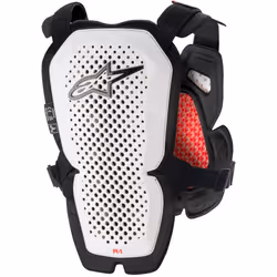 Alpinestars A-1 Pro Protezione toracica, nero-bianco, dimensione 2XL per uomo