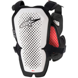Alpinestars A-1 Pro Protezione toracica, nero-bianco, dimensione 2XL per uomo