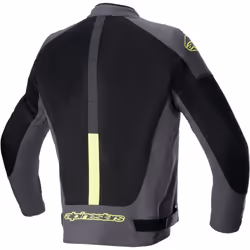 Alpinestars T-SP X Superair Giacca tessile moto, nero-grigio-giallo, dimensione S per uomo