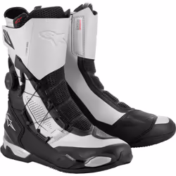 Alpinestars SP-X Boa Stivali da moto, nero-argento, dimensione 43 per uomo