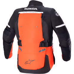 Alpinestars Honda Bogota Pro Drystar Giacca tessile impermeabile per moto, nero-rosso, dimensione S per uomo - Vista aggiuntiva 3